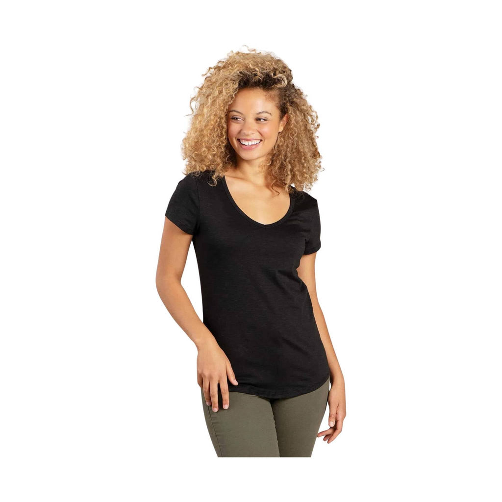 Toad & Co Women's Marley II Short Sleeve Tee - Black - Lenny's Shoe & Apparel