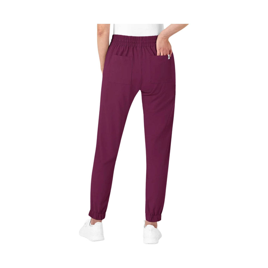 WonderWink Women's Jogger Scrub Pant - Wine - Lenny's Shoe & Apparel