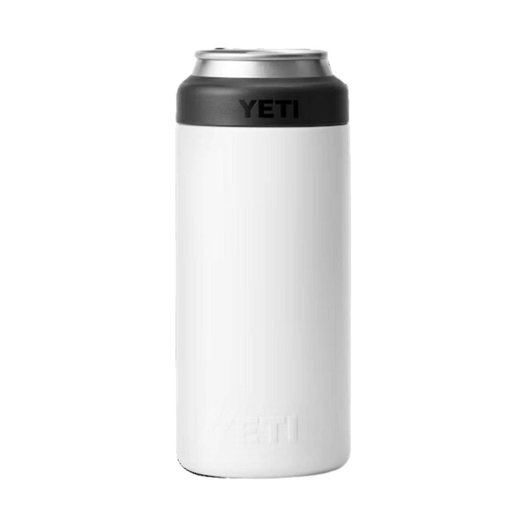 YETI Rambler 12 oz Slim Can Insulated Colster - White - Lenny's Shoe & Apparel